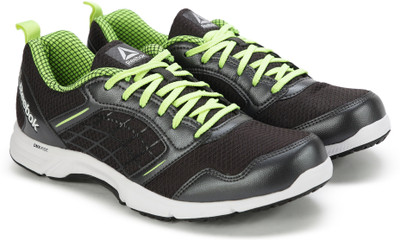

REEBOK ROAD RUSH Running Shoes For Men(Black, Coal/yellow/metsil/black
