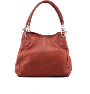 

LASALLE Women Casual Brown Genuine Leather Hand-held Bag