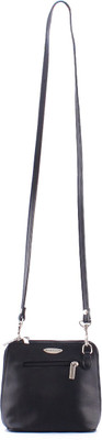 

LASALLE Women Casual Black Genuine Leather Sling Bag