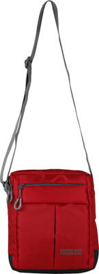 

WhiteAsh Men Casual Red Polyester Sling Bag
