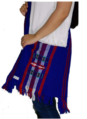

churo Men & Women Casual Blue Cotton Sling Bag