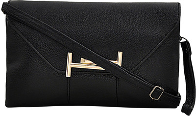 Mark & Keith Women Casual Black PU Sling Bag