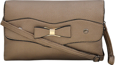 

Mark & Keith Women Casual Silver PU Sling Bag