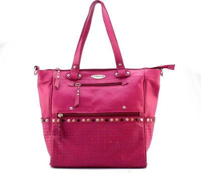 

LASALLE Women Casual Purple Genuine Leather Hand-held Bag