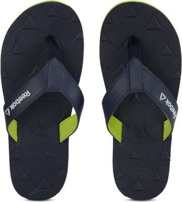

REEBOK GRADIENT FLIP III Flip Flops, Navy/yellow/metsilver/wht