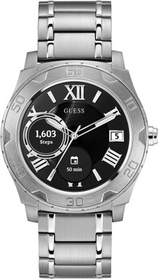 

Guess Connect android wear 2.0-C1001G4 Silver Smartwatch(Silver Strap Regular)