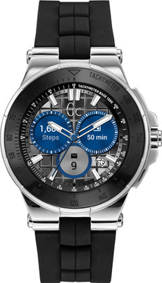 

GC Structura Android Wear-T32002G0 Black Smartwatch(Black Strap Regular)