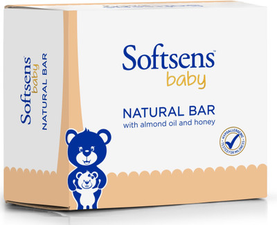 

Softsens Baby Natural Bar Soap with Almond Oil & Honey(300 g, Pack of 3)