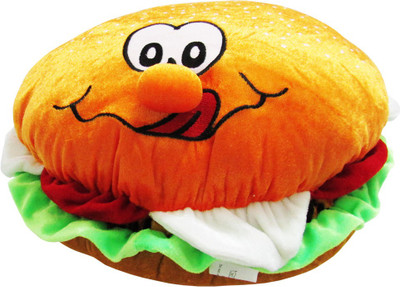 

Elante Unique Burger Cushion Cum Soft Toy - 35 cm(Multicolor)