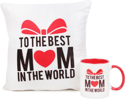 

Floweraura Cushion, Mug Gift Set