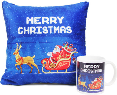 

Floweraura Cushion, Mug Gift Set