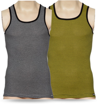 Crusoe Men Vest(Pack of 2)