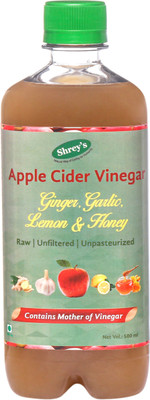 

Shrey's Natural & Unfiltered with Mother of Vinegar Apple Cider Vinegar(500 ml, Apple Flavored)