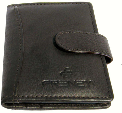 

FRENZY Men Brown Genuine Leather Card Holder(4 Card Slots)