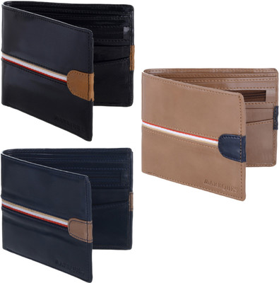 

MARKQUES Men Multicolor Artificial Leather Wallet(6 Card Slots)