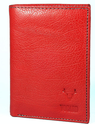 

VOGARD Men Red Genuine Leather Wallet(12 Card Slots)