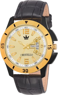 CRESTELLO CRST1206DD-GLD Watch  - For Men   Watches  (CRESTELLO)
