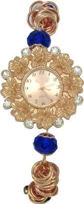 

SVM Branded New Arrival Designer Bracelate Blue Analog Watch - For Girls