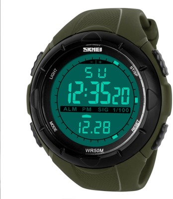 Skmei Military Style Digital LCD Display Sporty Watch  - For Men   Watches  (Skmei)