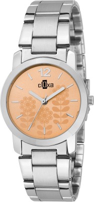 Cloxa Ladies Peach Dial Chain watch Analog Watch  - For Women   Watches  (Cloxa)