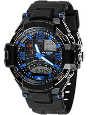 Synoke Aquasynoke004 Synoke Multifunction luminous quartz led sports 50m waterproof swim dual time digital analog BLUE Watch  - For Men & Women   Watches  (Synoke)