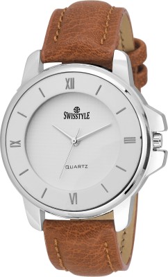 Swisstyle SS-GR223-WHT-BRW Watch  - For Men   Watches  (Swisstyle)