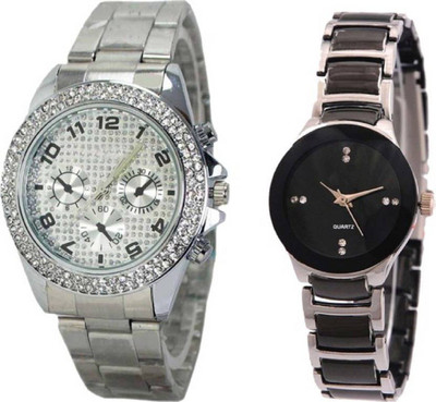 

Rage Enterprise New Stylish Combo Gift Set Watches RE_W_08 For Man And Girls Watch - For Boys & Girls