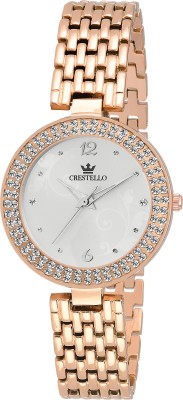 CRESTELLO CRST6210RG-SLV Watch  - For Women   Watches  (CRESTELLO)