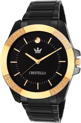 CRESTELLO CRST1110-BLK Watch  - For Men   Watches  (CRESTELLO)