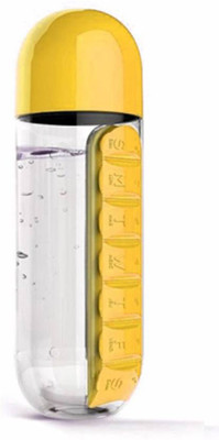

Bhavya 7 Days Pill Organizer Pill Box(Yellow, White)