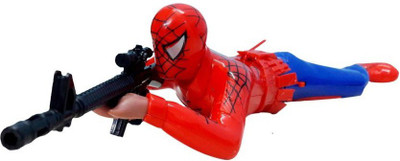 

starsky Crawling Spiderman With Lights and Sound (Multicolor)(Red)