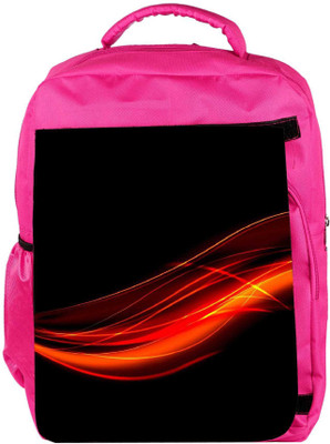 

Snoogg Eco Friendly Canvas Abstract Red Design Designer Backpack Rucksack School Travel Unisex Casual Canvas Bag Bookbag Satchel 5 L Backpack(Pink)