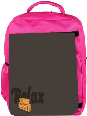 

Snoogg Eco Friendly Canvas Relax Sofa Designer Backpack Rucksack School Travel Unisex Casual Canvas Bag Bookbag Satchel 5 L Backpack(Pink)