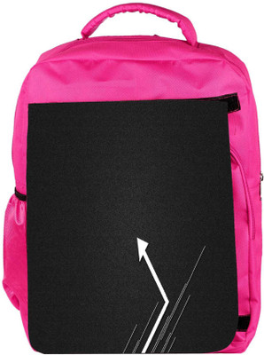 

Snoogg Eco Friendly Canvas Go Left Designer Backpack Rucksack School Travel Unisex Casual Canvas Bag Bookbag Satchel 5 L Backpack(Pink)