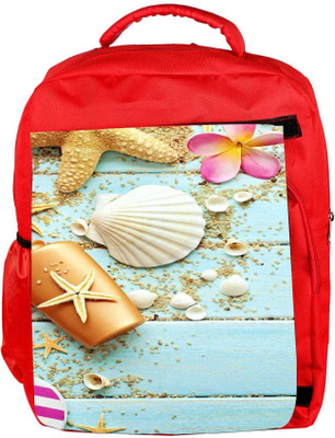 

Snoogg Eco Friendly Canvas Water Shell Designer Backpack Rucksack School Travel Unisex Casual Canvas Bag Bookbag Satchel 5 L Laptop Backpack(Red)