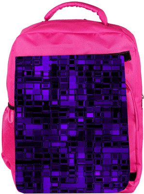

Snoogg Eco Friendly Canvas Purple Digital 2422 Backpack Rucksack School Travel Unisex Casual Canvas Bag Bookbag Satchel 5 L Backpack(Pink)