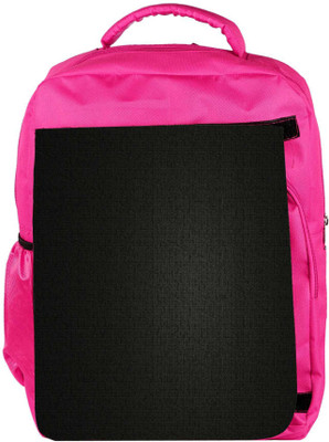 

Snoogg Eco Friendly Canvas Abstract Black Wall Design Designer Backpack Rucksack School Travel Unisex Casual Canvas Bag Bookbag Satchel 5 L Backpack(Pink)
