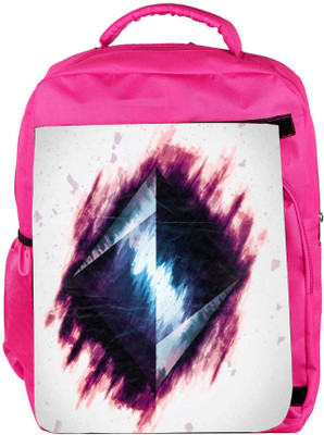 

Snoogg Eco Friendly Canvas Pyramid From Above 2687 Backpack Rucksack School Travel Unisex Casual Canvas Bag Bookbag Satchel 5 L Backpack(Pink)