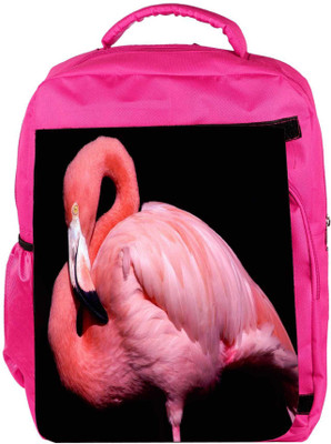 

Snoogg Eco Friendly Canvas Pink Swan Designer Backpack Rucksack School Travel Unisex Casual Canvas Bag Bookbag Satchel 5 L Backpack(Pink)