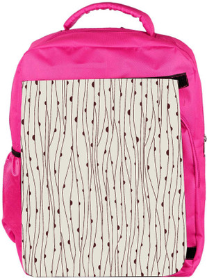

Snoogg Eco Friendly Canvas Colorful Chakra Designer Backpack Rucksack School Travel Unisex Casual Canvas Bag Bookbag Satchel 5 L Backpack(Pink)