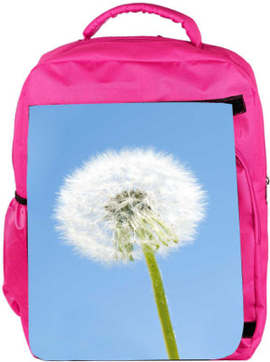 

Snoogg Eco Friendly Canvas Dandelion In The Wind Backpack Rucksack School Travel Unisex Casual Canvas Bag Bookbag Satchel 5 L Backpack(Pink)