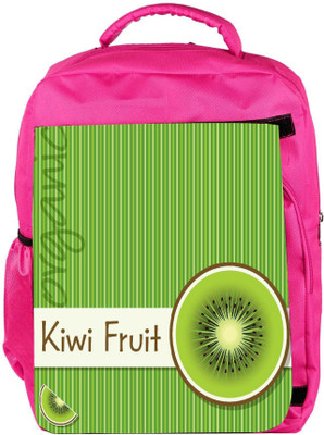 

Snoogg Eco Friendly Canvas Bright Organic Kiwi Fruit Card In Vector Format Backpack Rucksack School Travel Unisex Casual Canvas Bag Bookbag Satchel 5 L Backpack(Pink)