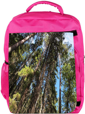 

Snoogg Eco Friendly Canvas Abstract Tree Designer Backpack Rucksack School Travel Unisex Casual Canvas Bag Bookbag Satchel 5 L Backpack(Pink)