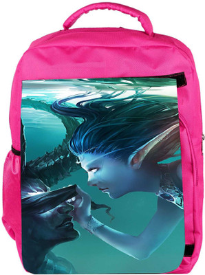 

Snoogg Eco Friendly Canvas World Of Warcraft Designer Backpack Rucksack School Travel Unisex Casual Canvas Bag Bookbag Satchel 5 L Backpack(Pink)