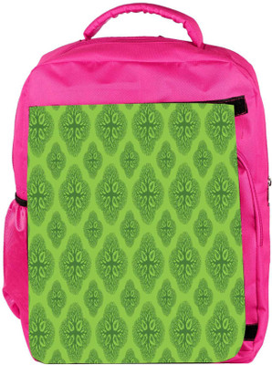 

Snoogg Eco Friendly Canvas Life Symptoms Green Trees Backpack Rucksack School Travel Unisex Casual Canvas Bag Bookbag Satchel 5 L Backpack(Pink)