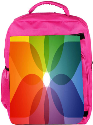 

Snoogg Eco Friendly Canvas Pattern Backpack Rucksack School Travel Unisex Casual Canvas Bag Bookbag Satchel 5 L Backpack(Pink)