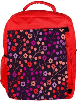 

Snoogg Eco Friendly Canvas Seamless Pattern With Leaf Copy That Square To The Side And Youll Get Seaml Backpack Rucksack School Travel Unisex Casual Canvas Bag Bookbag Satchel 5 L Laptop Backpack(Red)