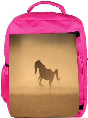 

Snoogg Eco Friendly Canvas Horse In Dust Designer Backpack Rucksack School Travel Unisex Casual Canvas Bag Bookbag Satchel 5 L Backpack(Pink)