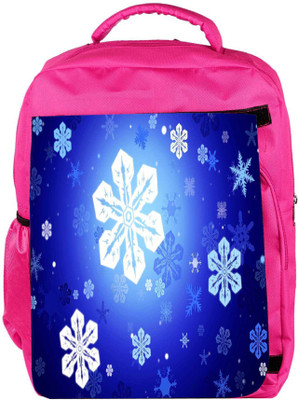 

Snoogg Eco Friendly Canvas Abstract Christmas Pattern Designer Backpack Rucksack School Travel Unisex Casual Canvas Bag Bookbag Satchel 5 L Backpack(Pink)