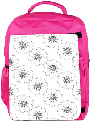 

Snoogg Eco Friendly Canvas Covering Chakra Designer Backpack Rucksack School Travel Unisex Casual Canvas Bag Bookbag Satchel 5 L Backpack(Pink)